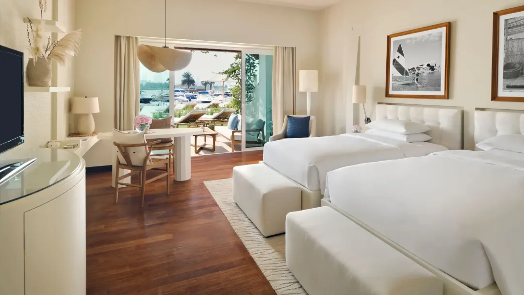 Park-Hyatt-Dubai-Family-Lagoon-Beach-Room-Twin-Beds