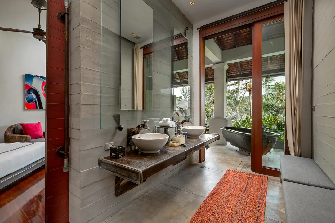 The Slate Phuket - Pearl Bed Suite Bathroom