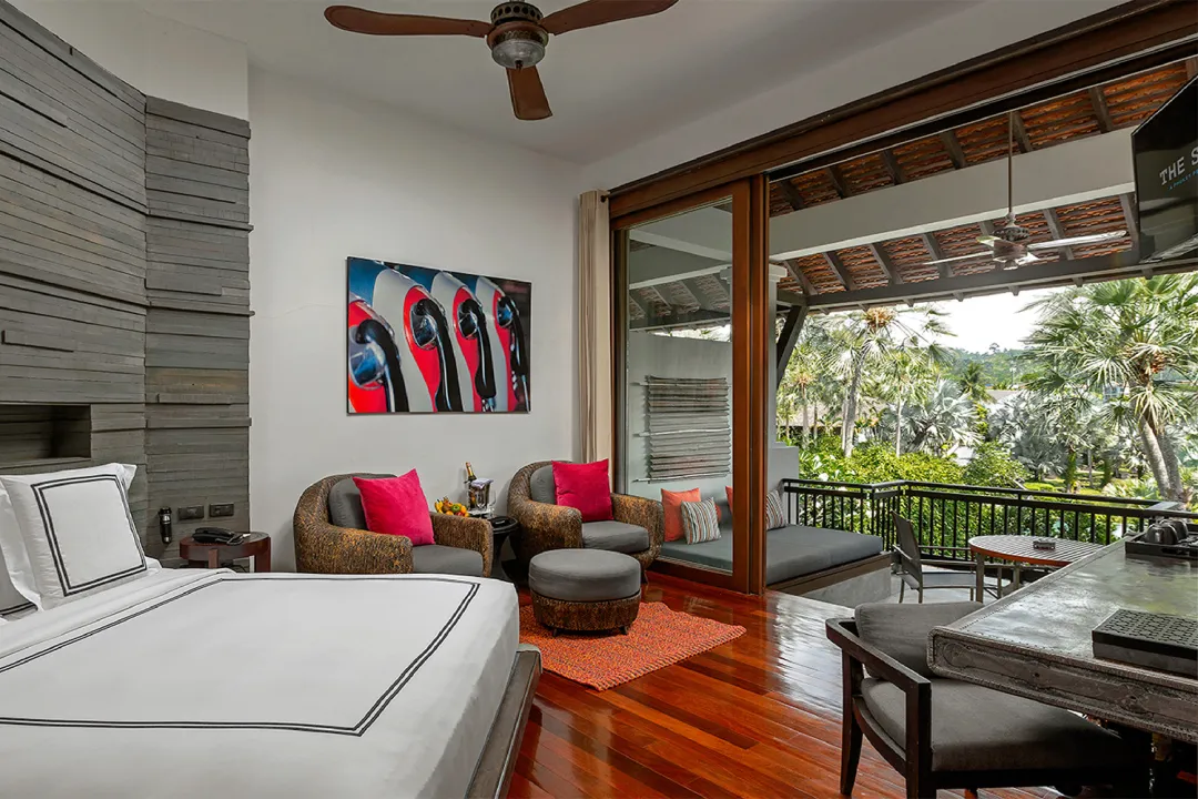 The Slate Phuket - Pearl Bed Suite - Bedroom