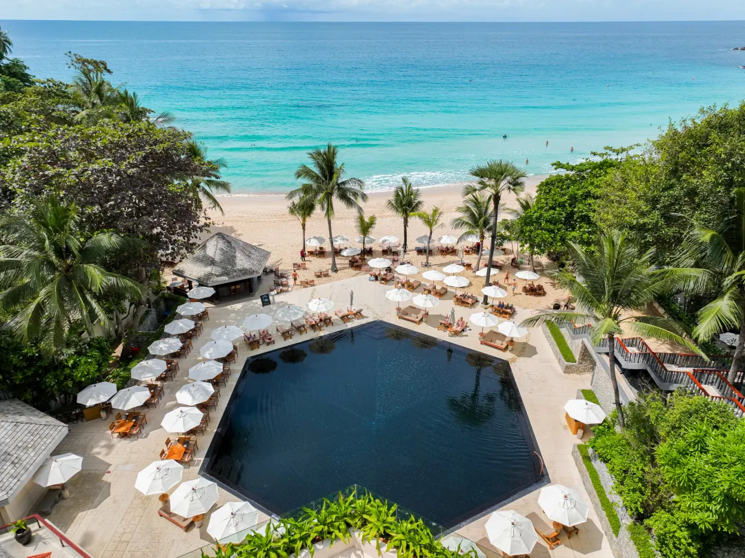 The Surin Phuket - Main Pool - Aerial View