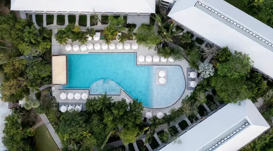Centara Karon Phuket - Main Pool - Aerial View