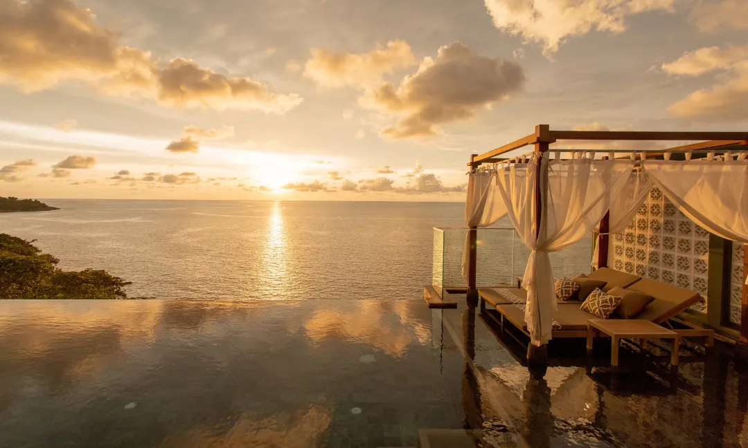 The Shore at Katathani Resort - Villa Pool with Cabana Sunset View