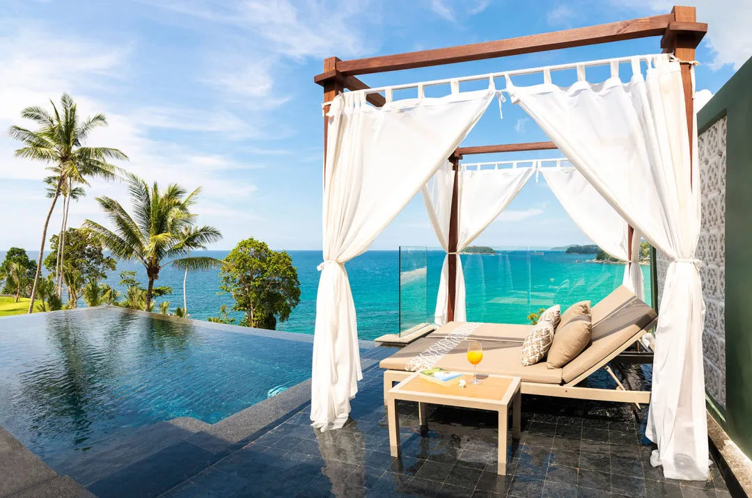 Seaview Pool Villa Romance - Pool Lounge with Sea View