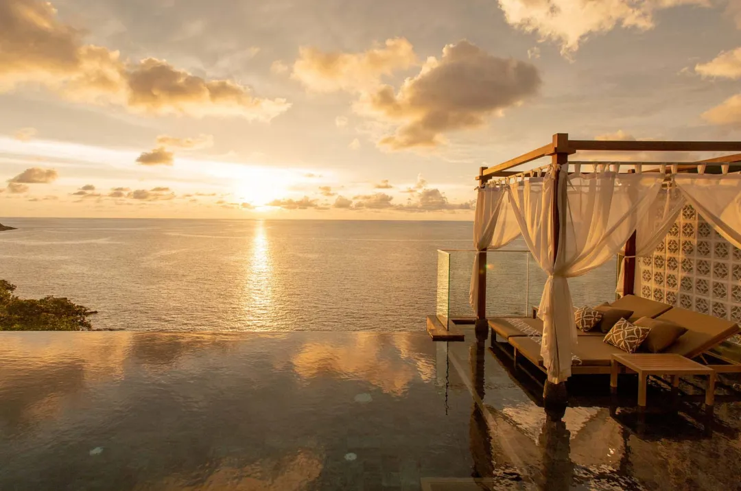 Seaview Pool Villa in Love - Pool Cabana with Sunset View