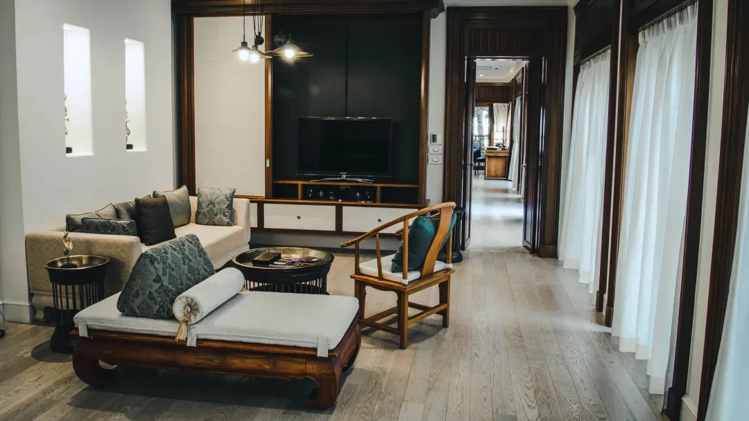 Villa Two Bedroom Private Pool - Living Room