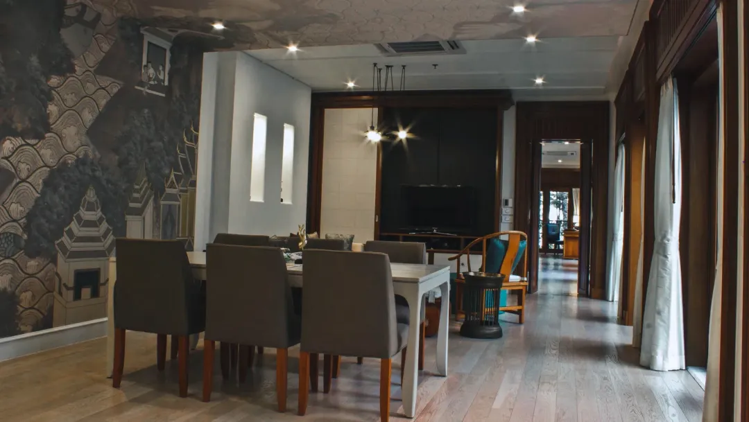 Villa Two Bedroom Private Pool - Dining Aeria