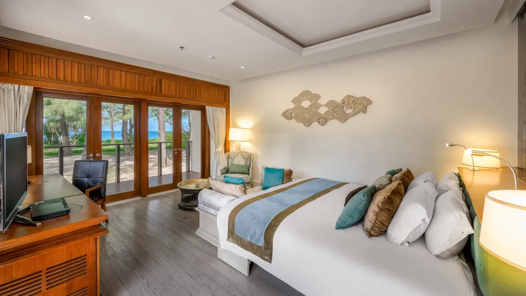 Villa Two Bedroom Private Pool Beachfront - Bedroom View