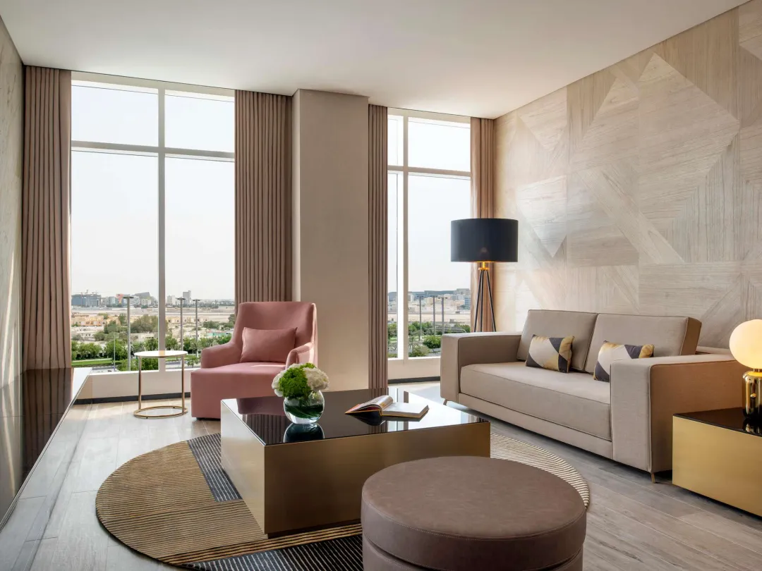 One Bedroom Premium Suite Sea View - Living Room