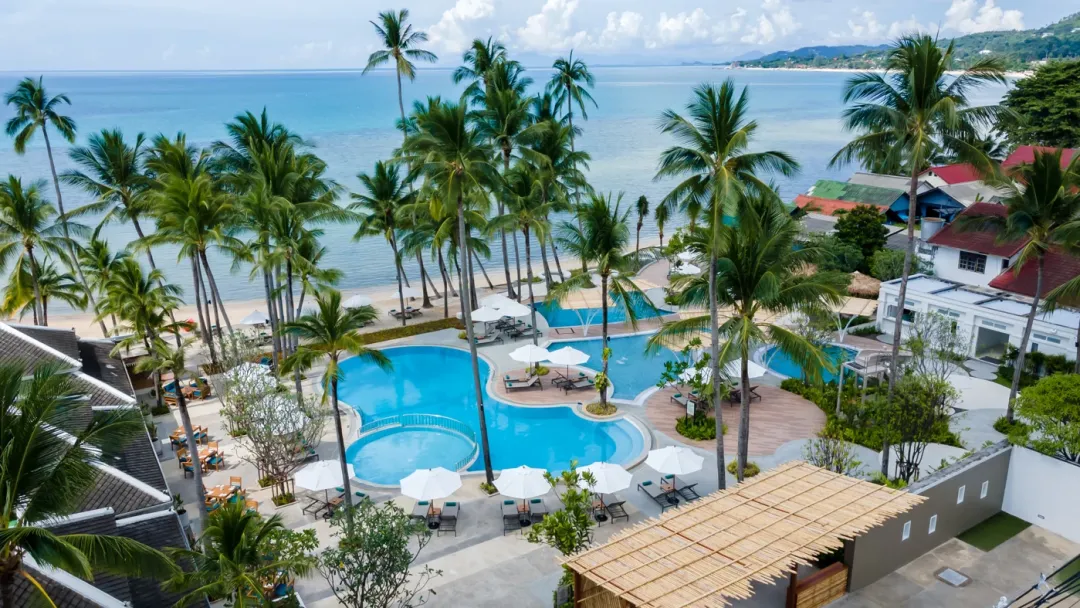 OUTRIGGER Koh Samui Beach Resort - Pool Over View