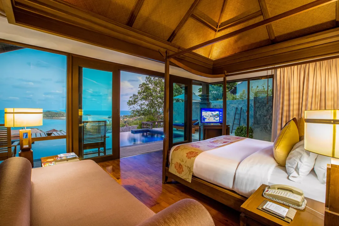 Pool Villa Hillside Seaview - King Bed