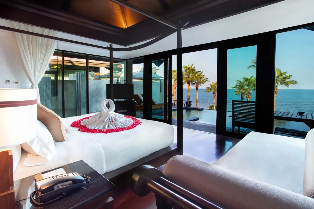 Pool Villa Beachside Seaview - Bedroom