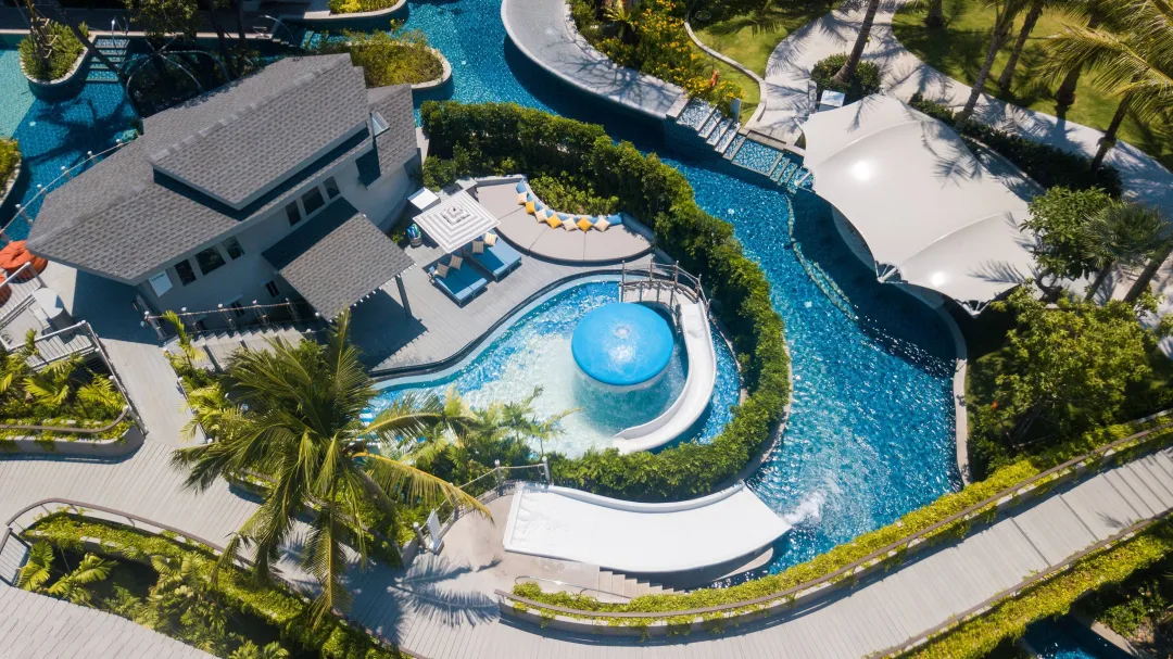 Melia Koh Samui- Pool Aerial View