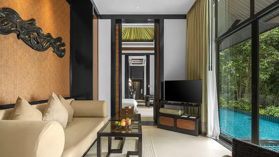 Wellbeing Sanctuary Pool Villa  - Seating Aeria