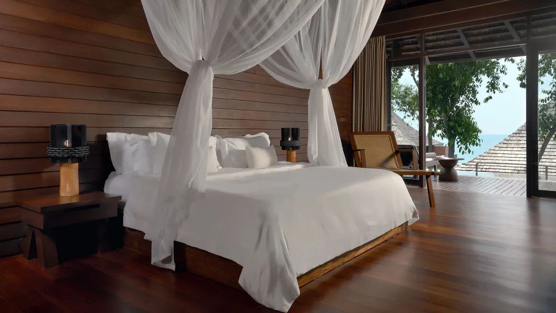 Pool Villa with Partial Ocean View - Bedroom