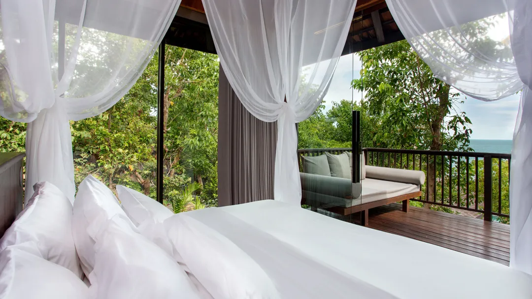 Two Bedroom Ocean View Duplex Pool Villa -Bedroom