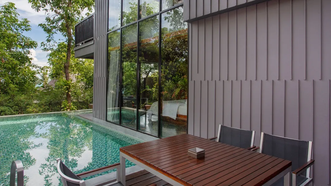 Two Bedroom Ocean View Duplex Pool Villa - Pool View