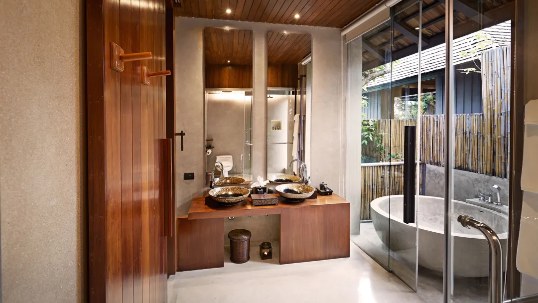 Two Bedroom Ocean View Duplex Pool Villa - Bathroom