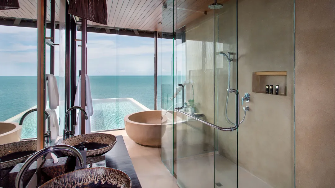 Ocean Front Pool Villa - Shower