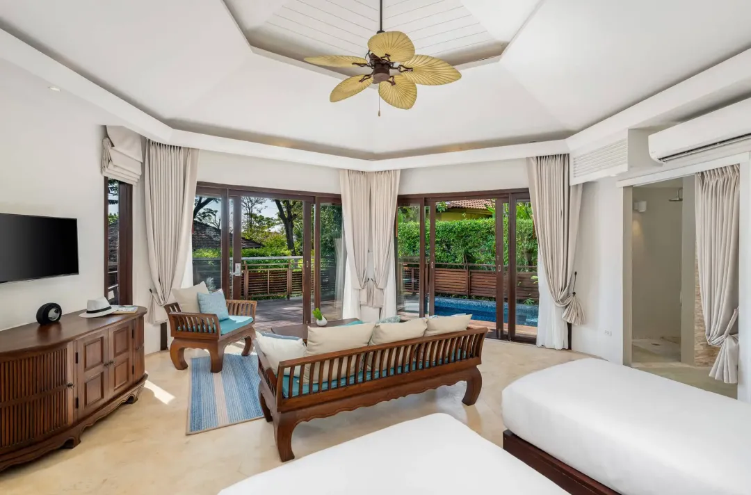 Pool Villa - Twin Bed View