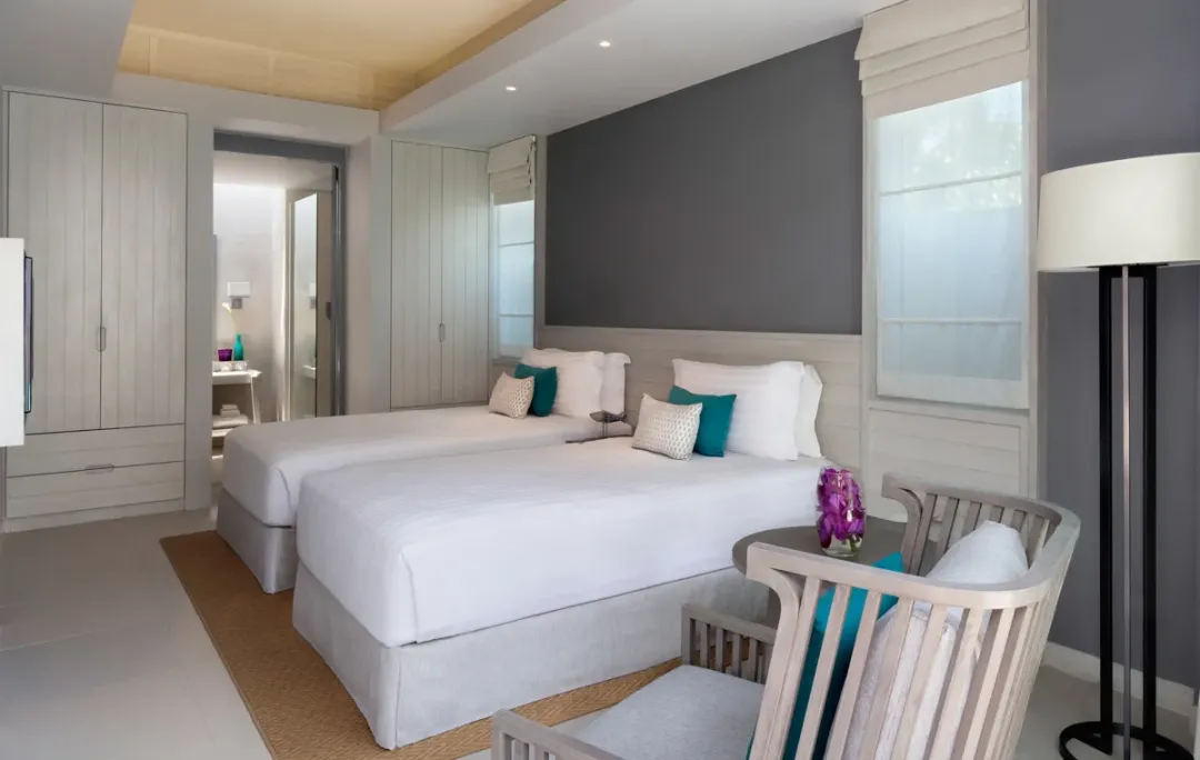 Two Bedroom Beachfront Pool Villa -Twin Bed