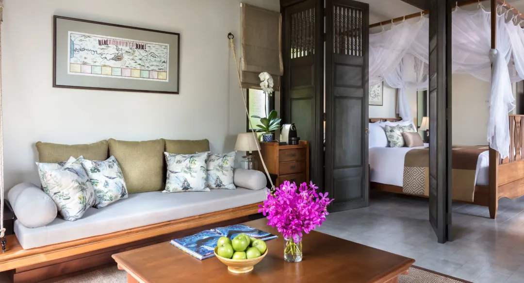 Anantara Pool Villa -Indoor Seating Aeria