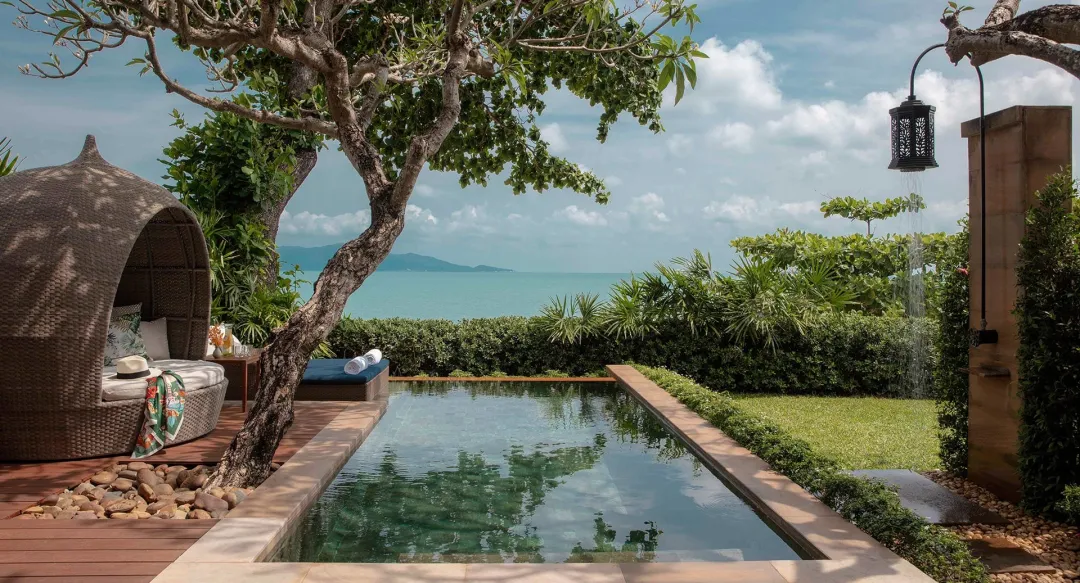 Anantara Bophut Koh Samui Resort -Beach front Pool Suite View