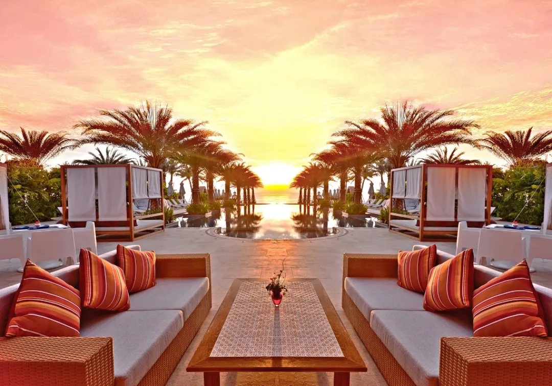 Marrakesh Hua Hin - Infintiy Pool at Dusk