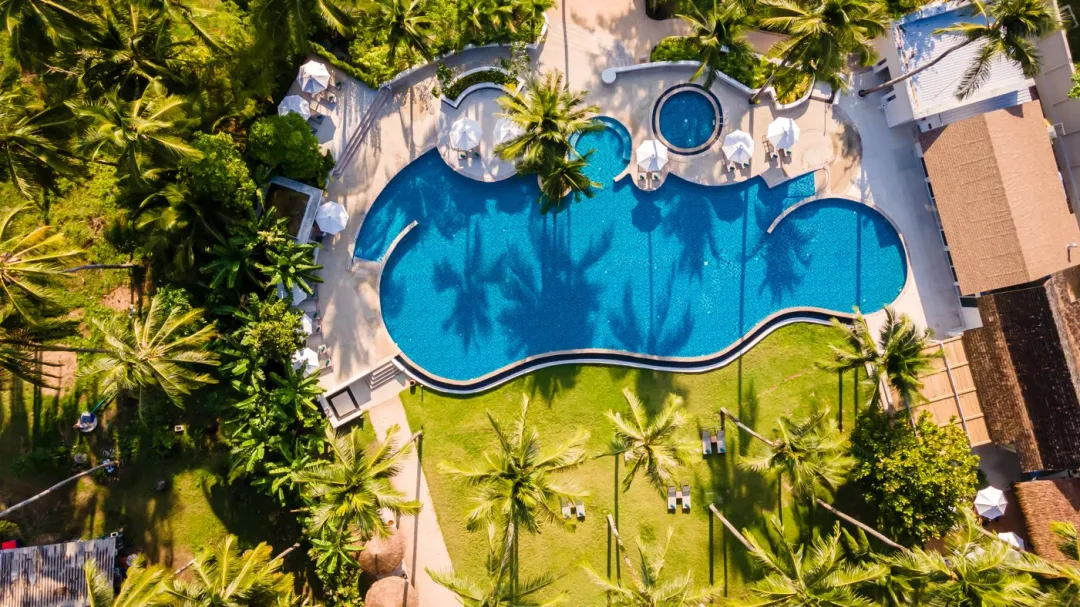 OUTRIGGER Khao Lak Beach Resort - Pool Over View