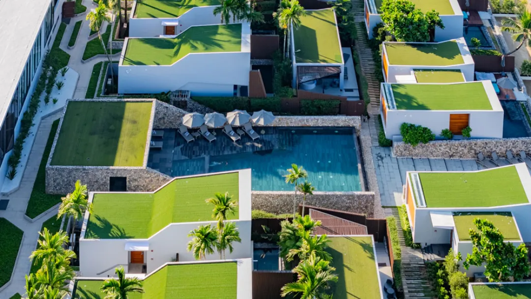 Odysseys Travel - Casa de La Flora - Hotel Aerial View