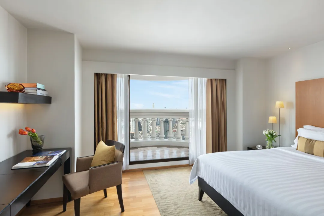 Odysseys Travel - Tower Club at Lebua - Tower Club Suite City View with Lounge - Bedroom