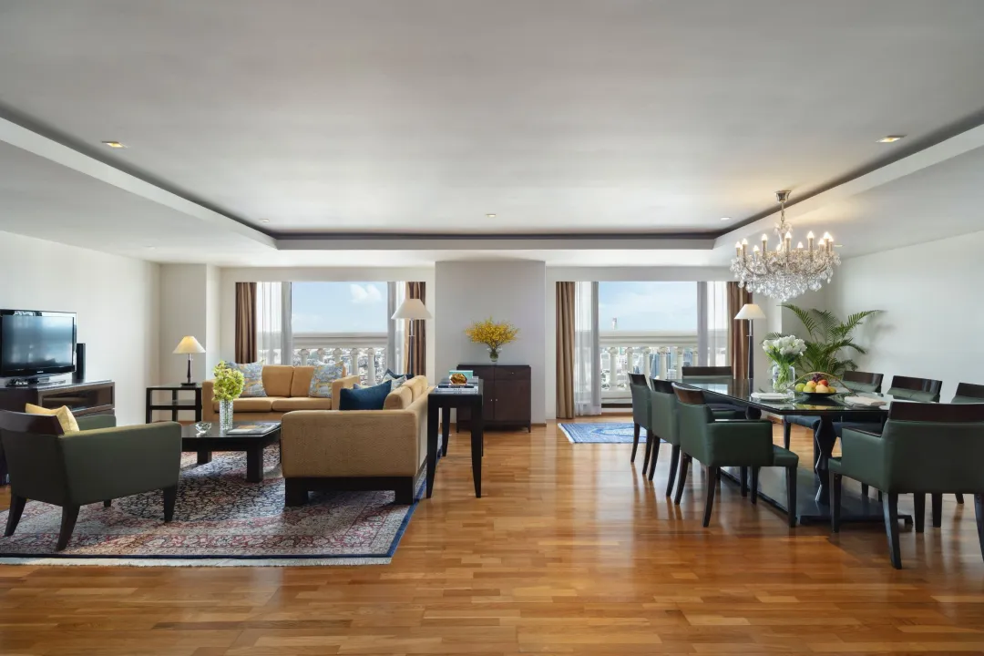 Odysseys Travel - Tower Club at Lebua - Tower Club Suite Three Bedroom with Lounge - Dining Area