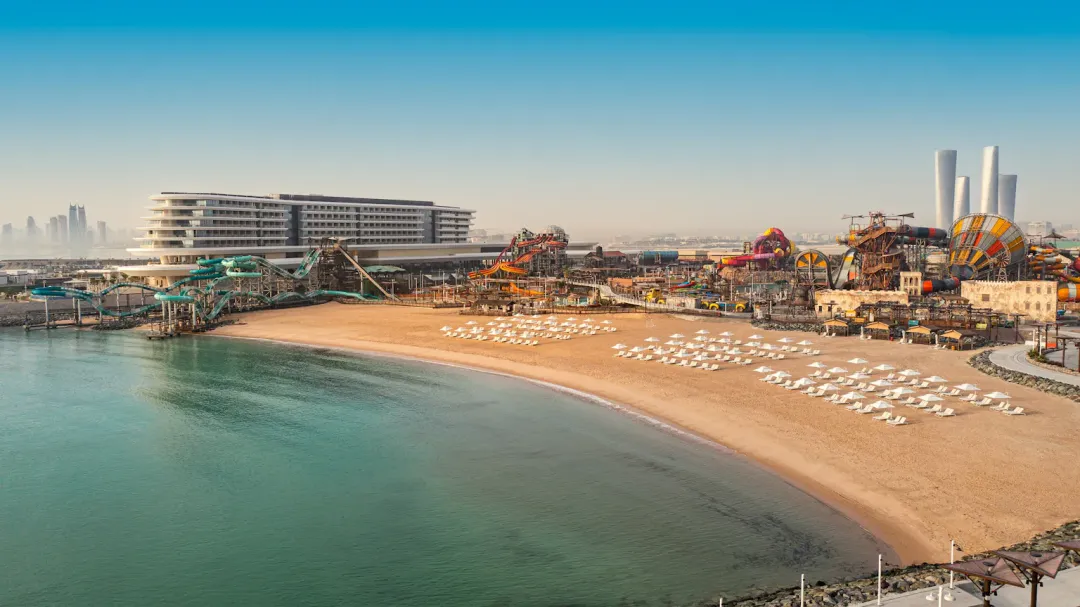 Rixos Qetaifan Island North Doha - Beach Over View