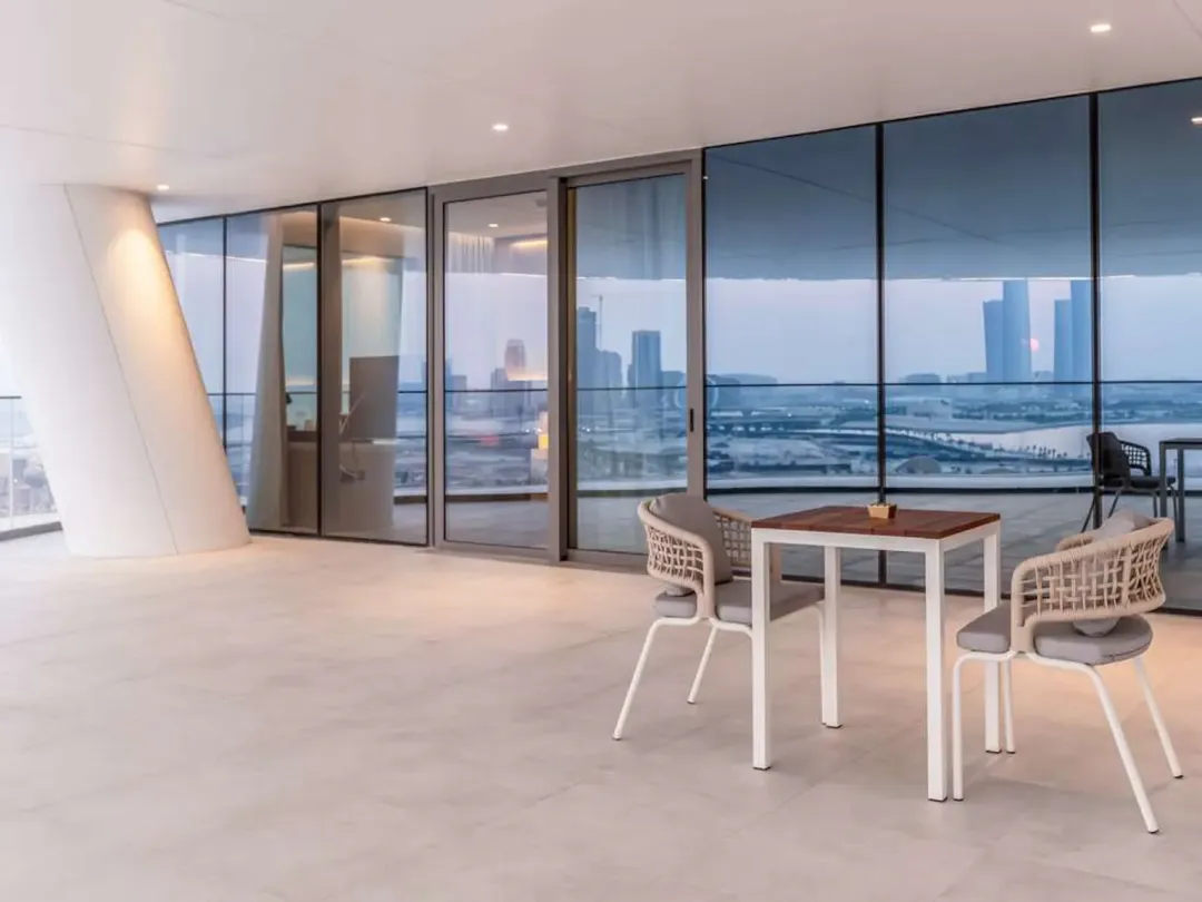 Premium Sea View Room with Meryal Waterpark Access - Balcony Seating