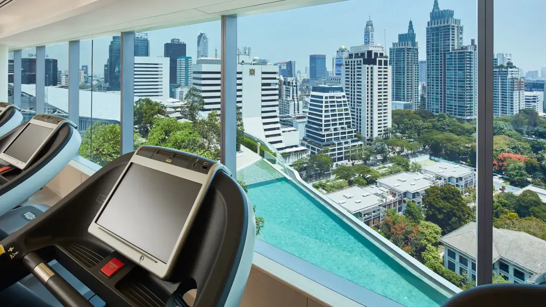 Park Hyatt Bangkok - Gym with Pool View