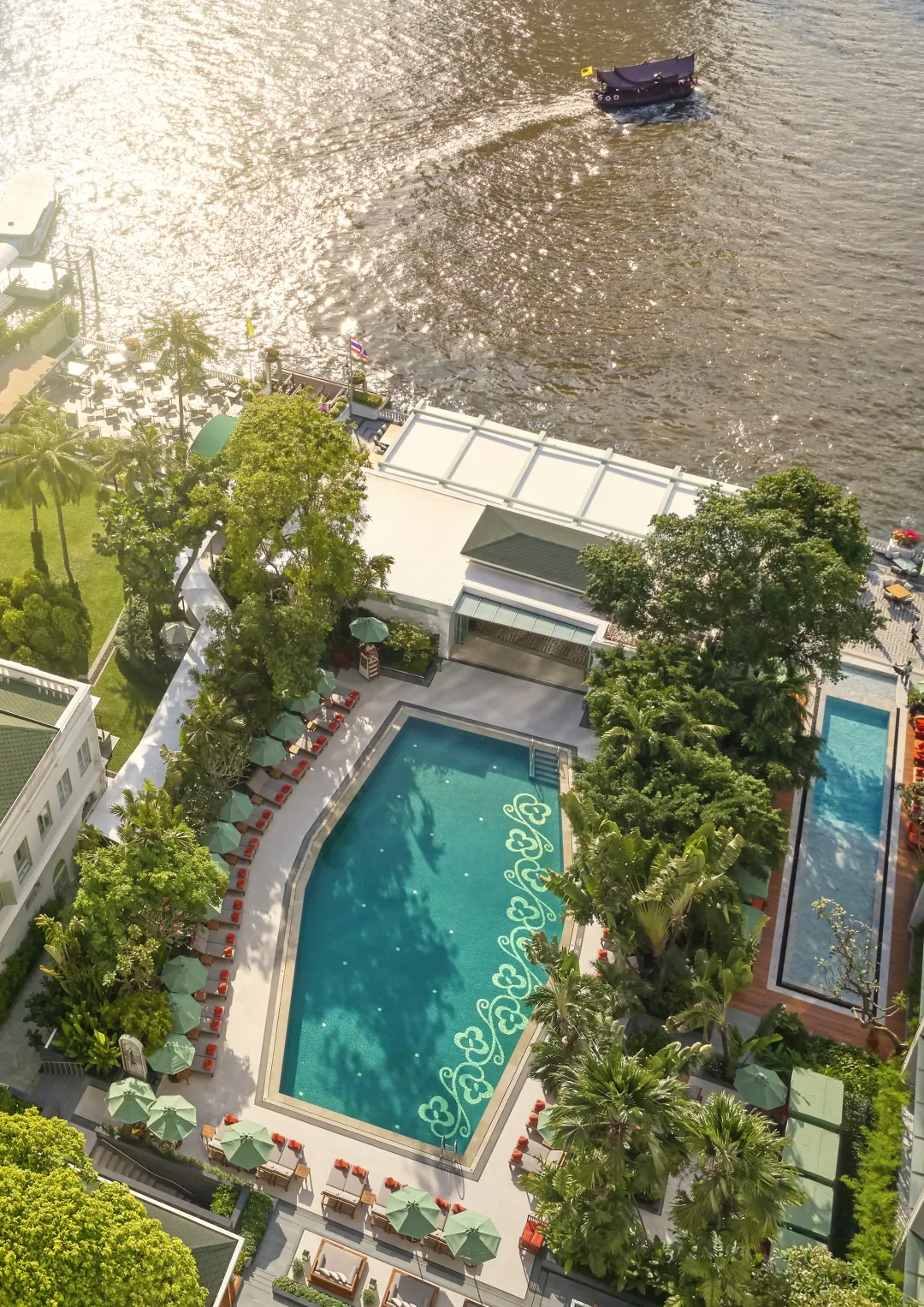 Mandarin Oriental, Bangkok - Pool Aeria