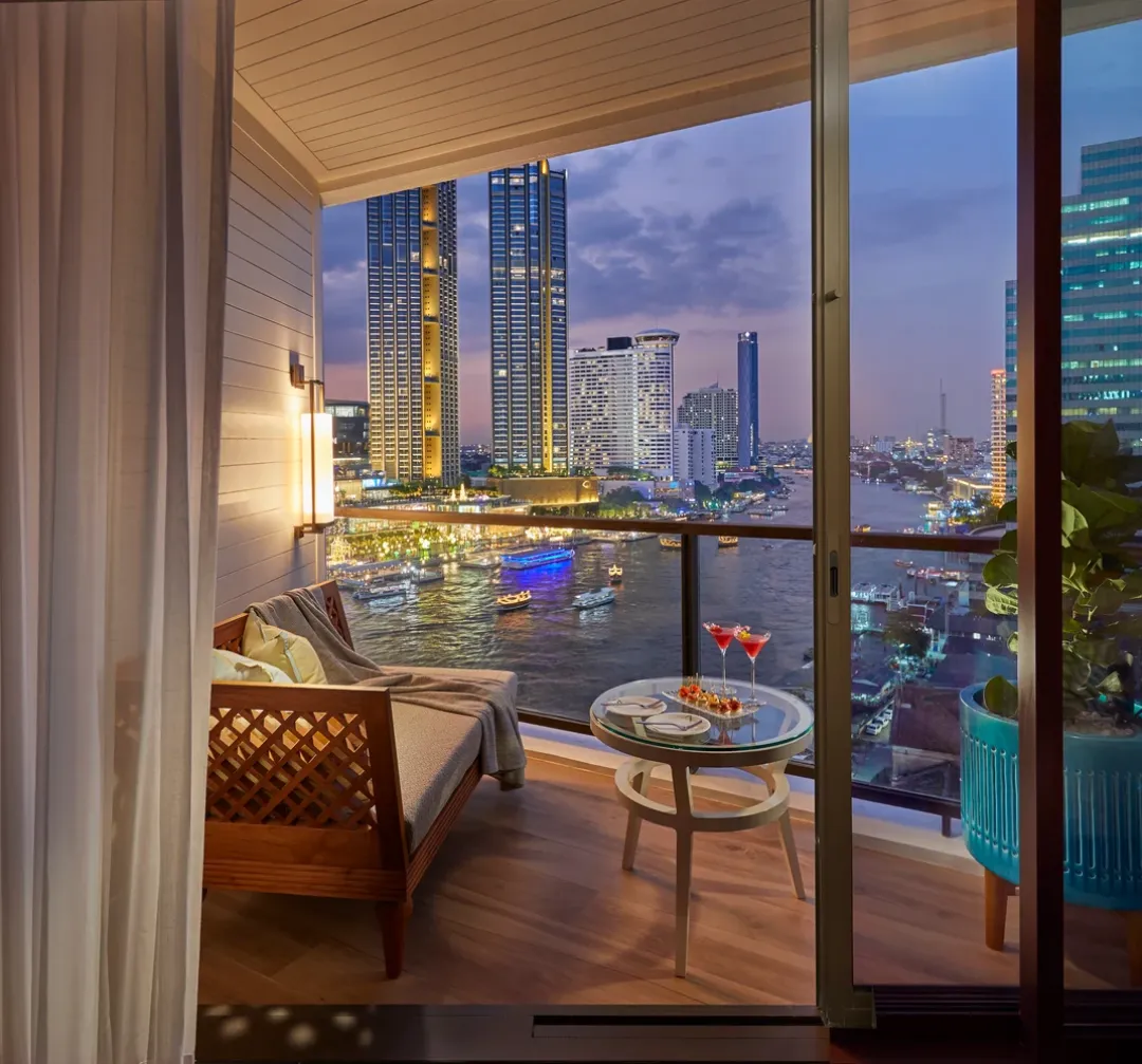 Mandarin Oriental, Bangkok -Indoor Balcony Lounge