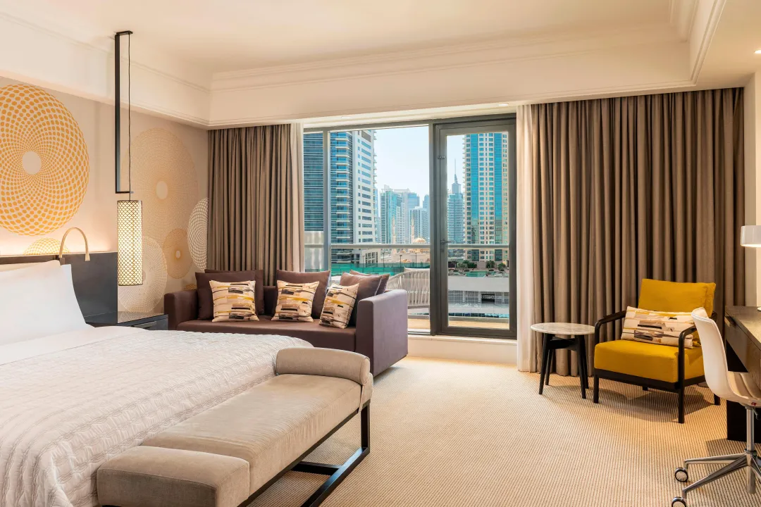 Le-Royal-Meridien-Beach-Resort-Deluxe-Land-View-King-Bed