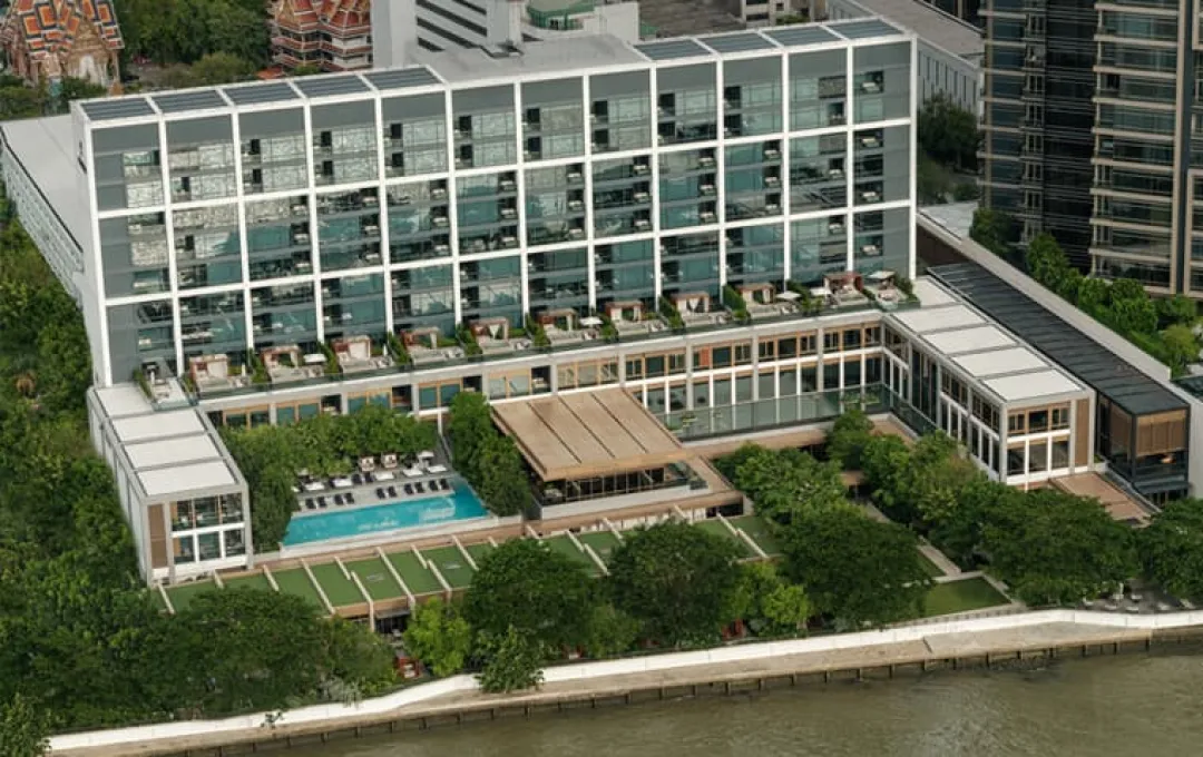Capella Bangkok - Hotel Aerial View