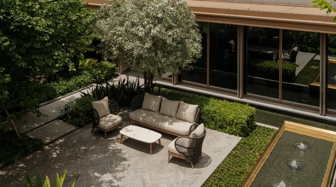 Capella Bangkok - Spa Outdoor Lounge