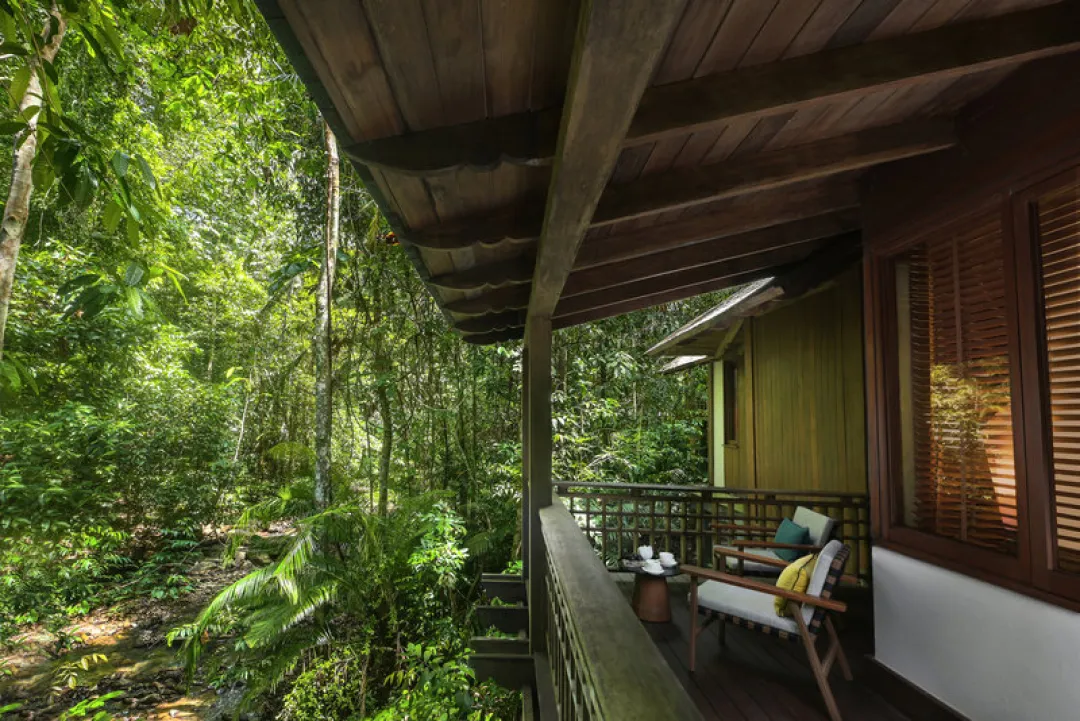 Rainforest Premium Villa -Balcony Lounge View