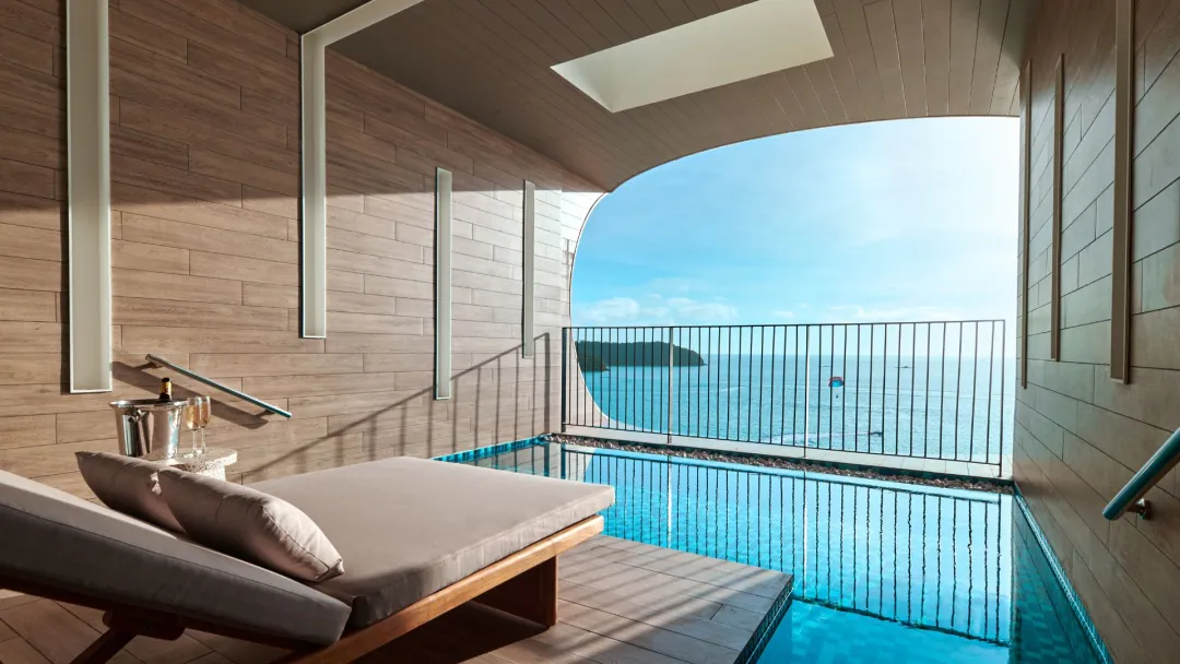 Premier Ocean View with Private Pool Room - Pool View