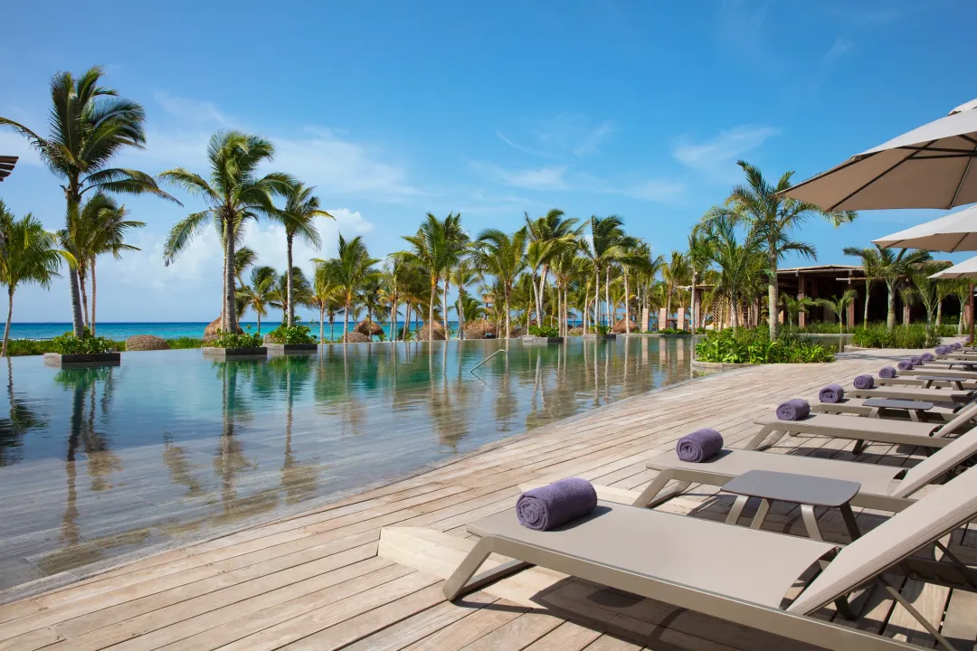 Secrets Moxche Playa del Carmen - Main Infinity Pool by Beach