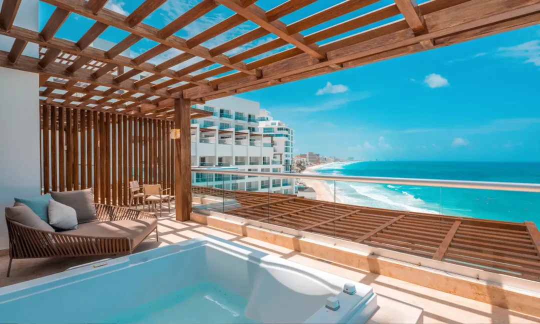 Superior Two Bedroom Presidential Suite - Terrace Jacuzzi with Sea View