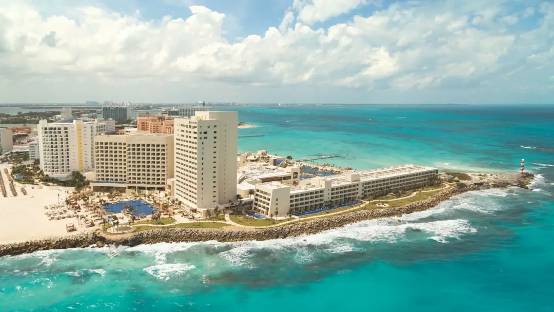 Hyatt Ziva Cancun - Aerial View