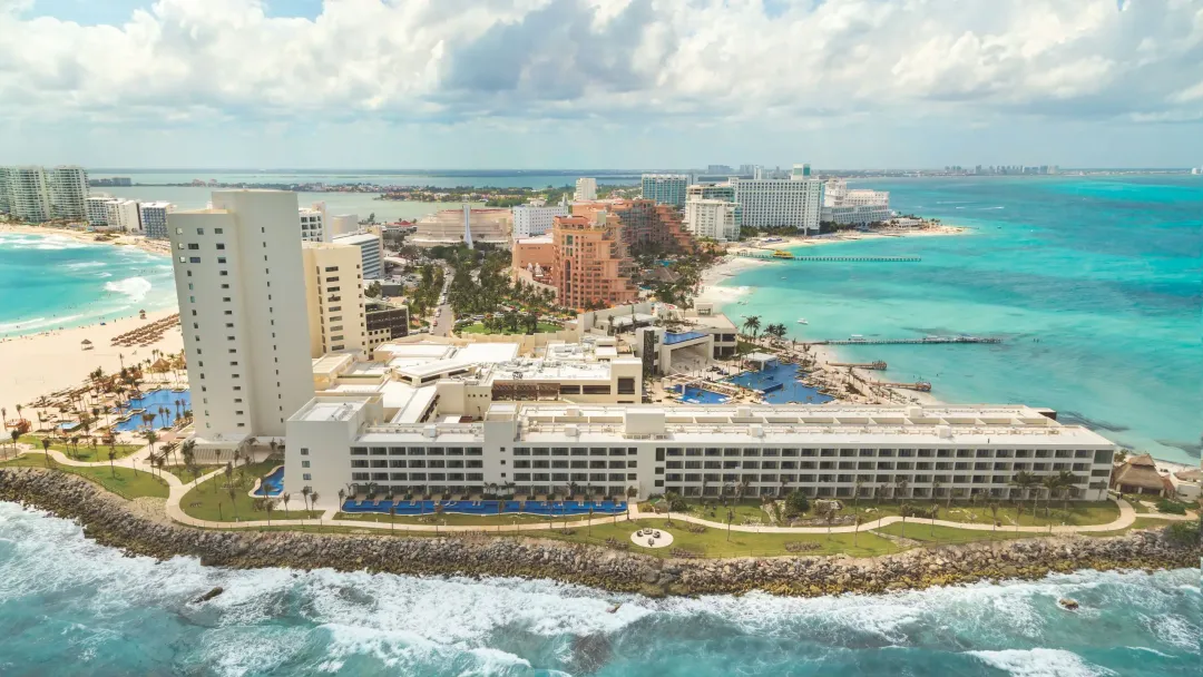 Hyatt Ziva Cancun - Resort Aerial View