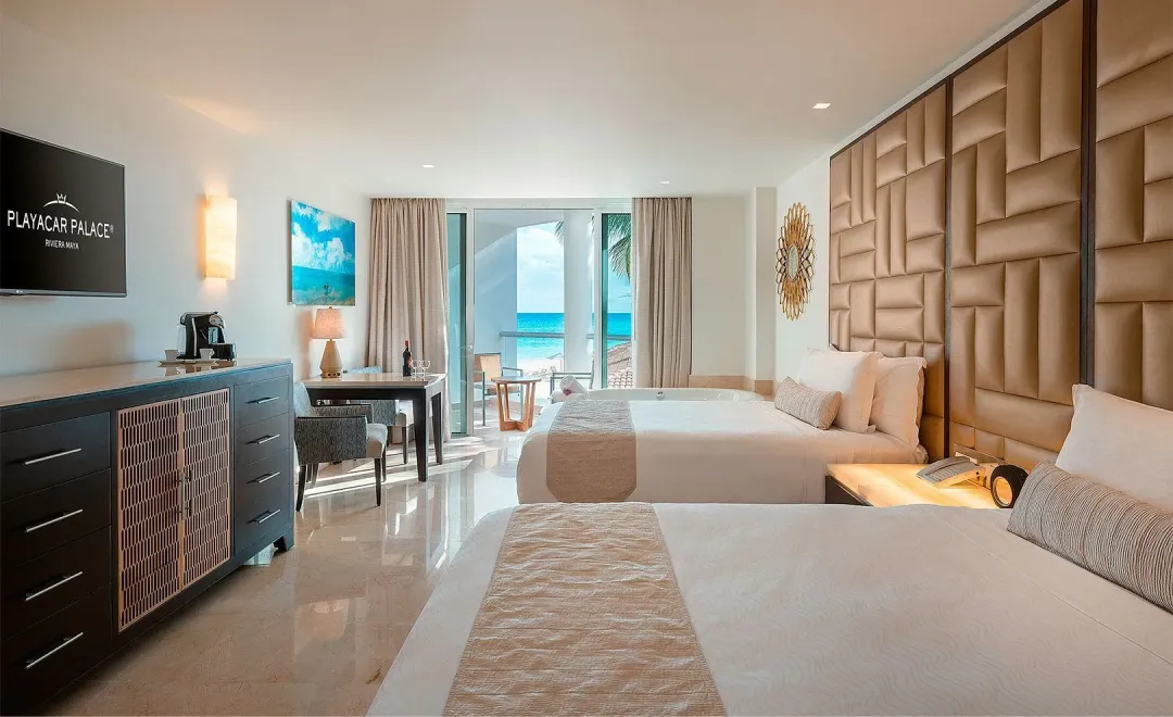 Superior Deluxe Partial Ocean View - Twin Bed View