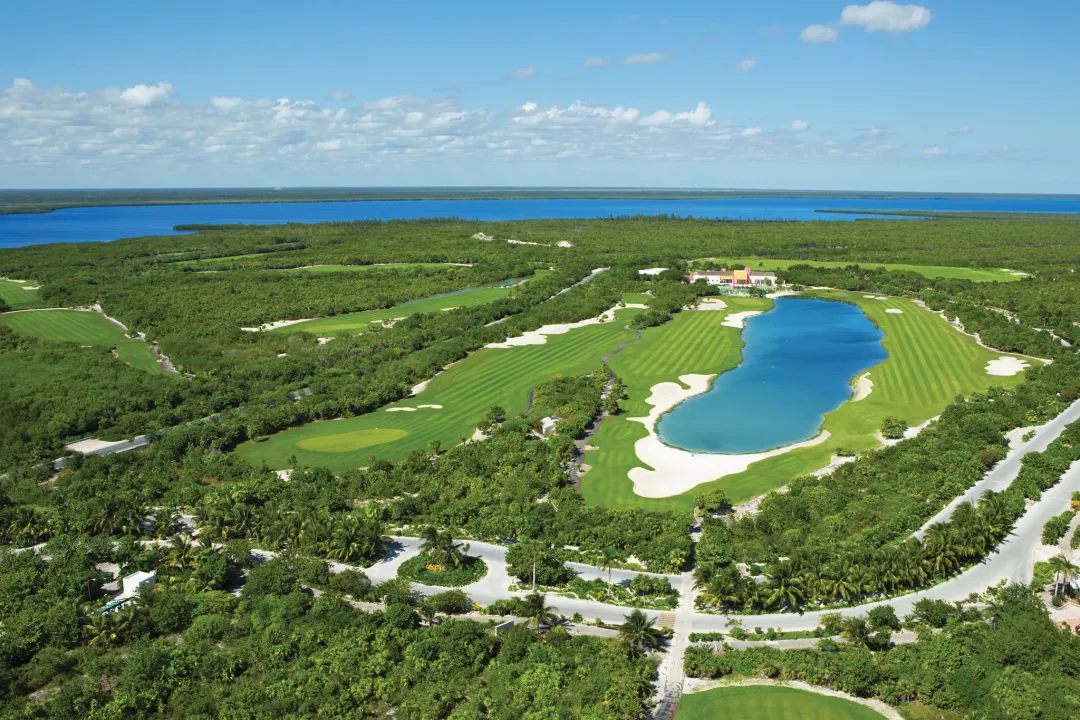 Secrets Playa Mujeres Golf & Spa Resort - Golf Club Aerial