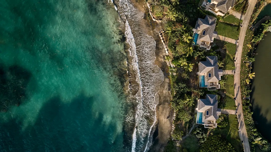 Six Senses La Sagesse - Aerial Drone View