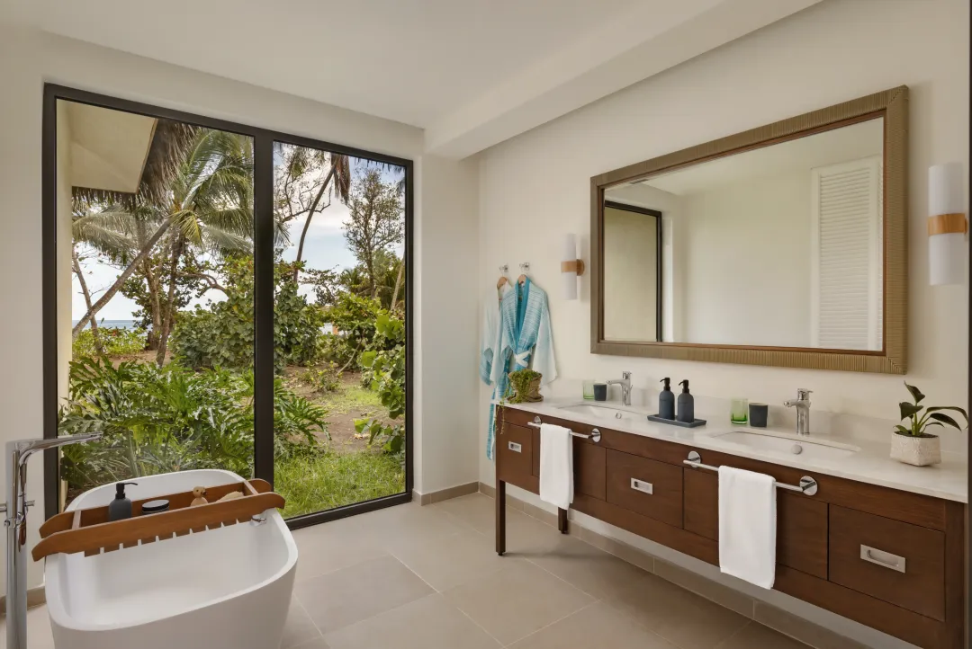 Six Senses La Sagesse -Oceanfront Pool Villa - Bathroom