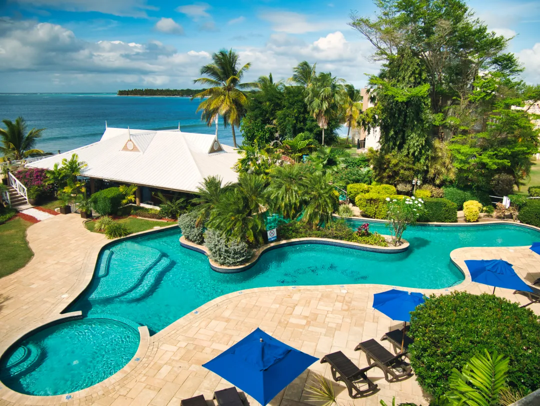Tropikist Beach Hotel -  Pool Aerial View